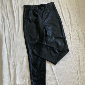 Zara leather leggings